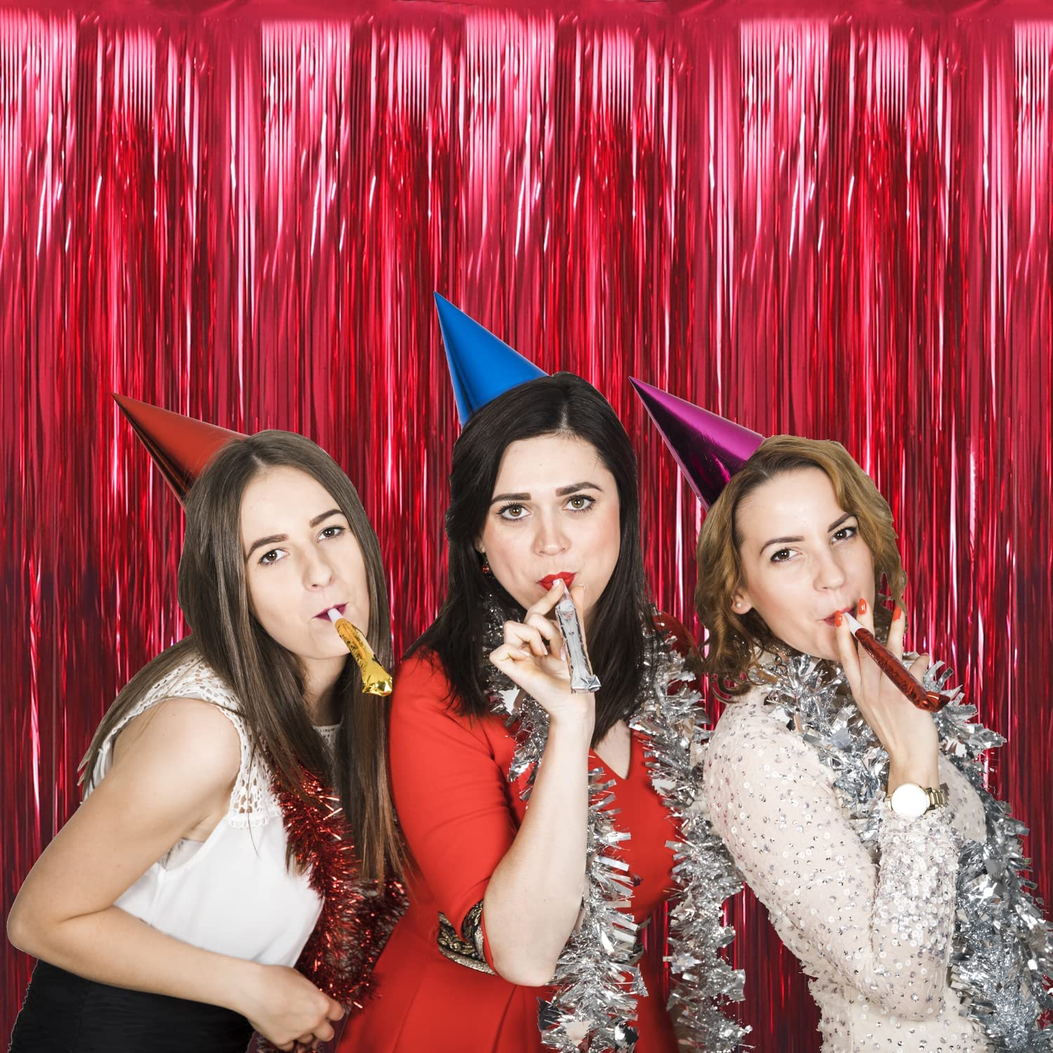 Tinsel Foil Fringe Curtains