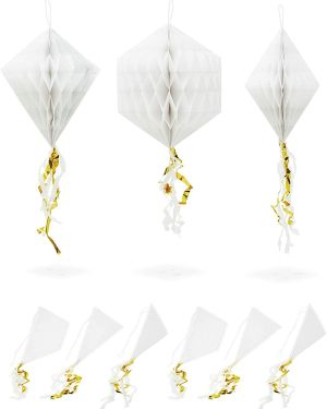 Honeycomb Diamond Decorations for Engagement Party