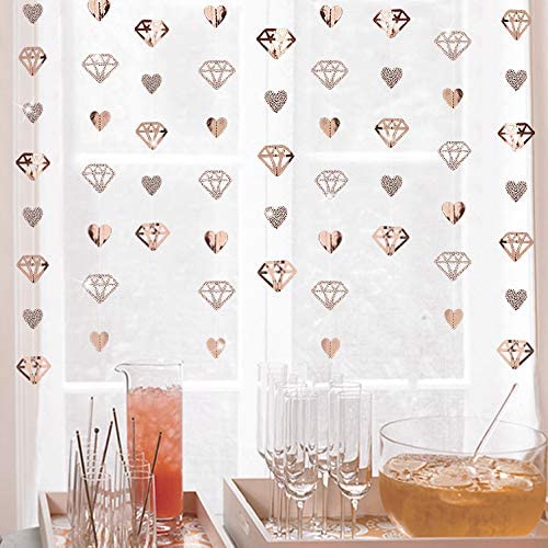 Hanging Paper Diamond Heart Backdrop Banner