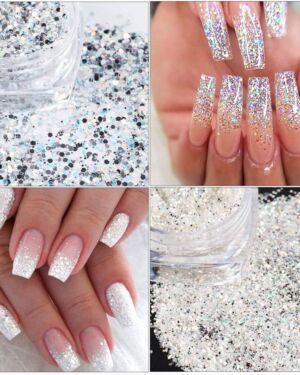 Holographic Nail Art Sequins Glitter