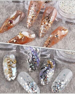 Holographic Nail Art Sequins Glitter