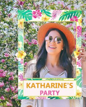 Luau Photo Booth Props Frame Party Supplies