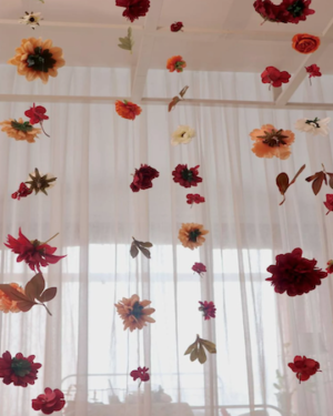 Hanging Flower Garland Custom Hanging Flowers