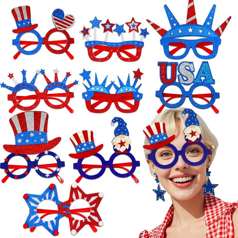 New Independence Day Pentagram Glasses