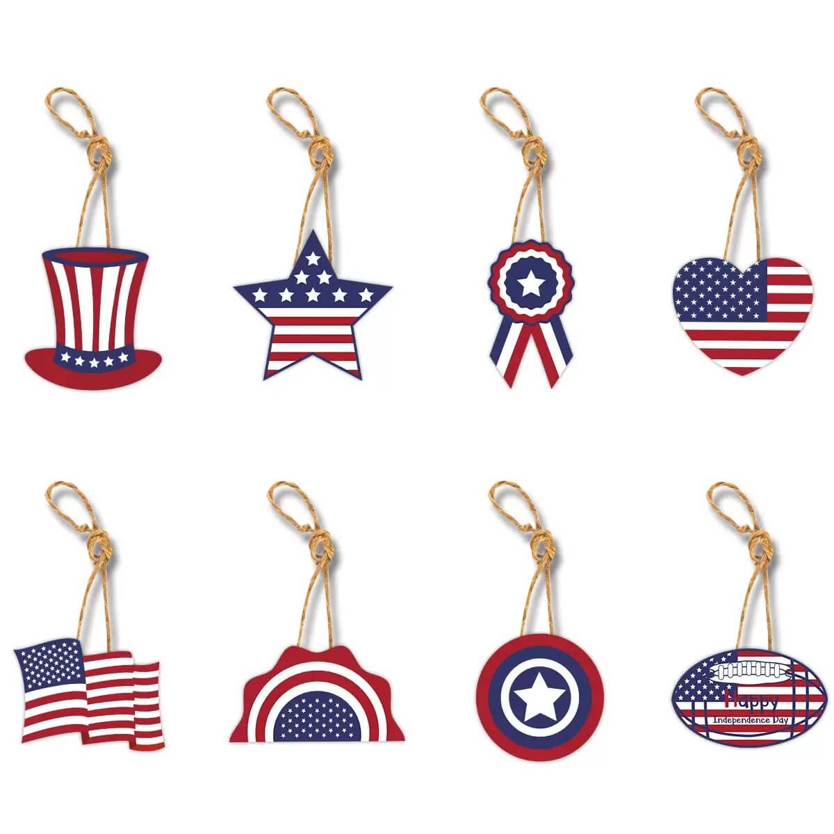 4th of July Patriotic Photo Booth Props