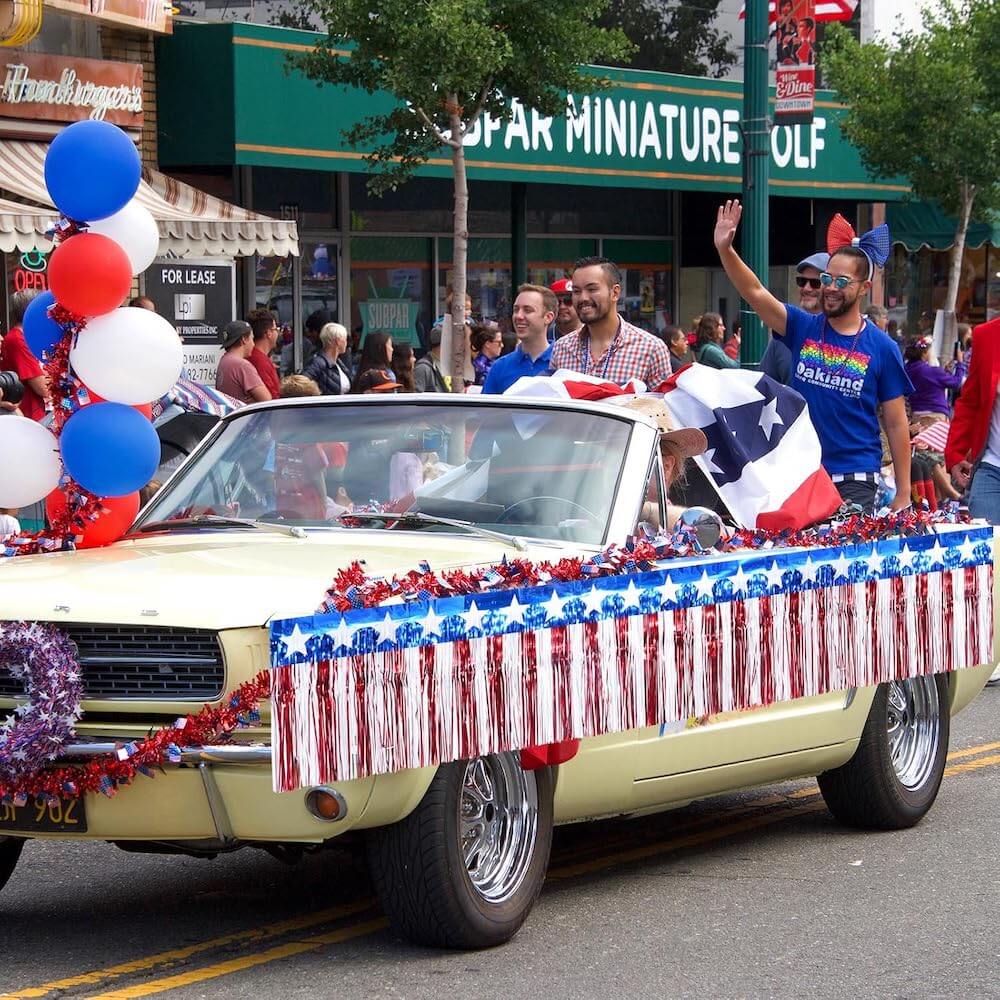 American Stars and Stripes Flag Banner