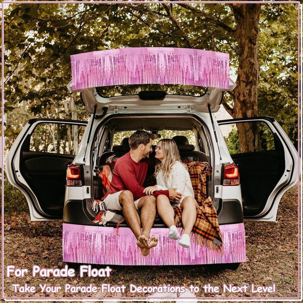 Iridescent Float Fringe Curtains