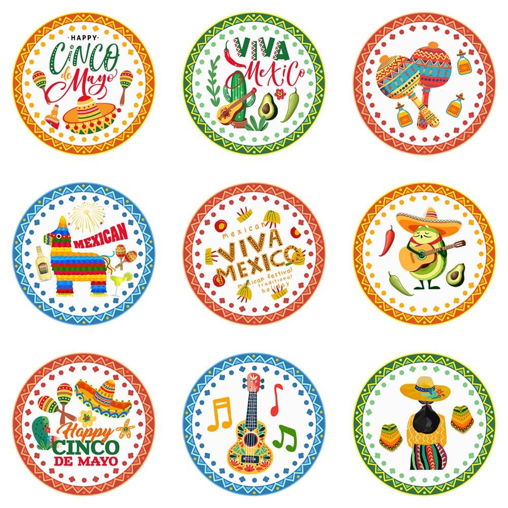 Mexican Fiesta Party Favor Bags Paper Goodie Bags