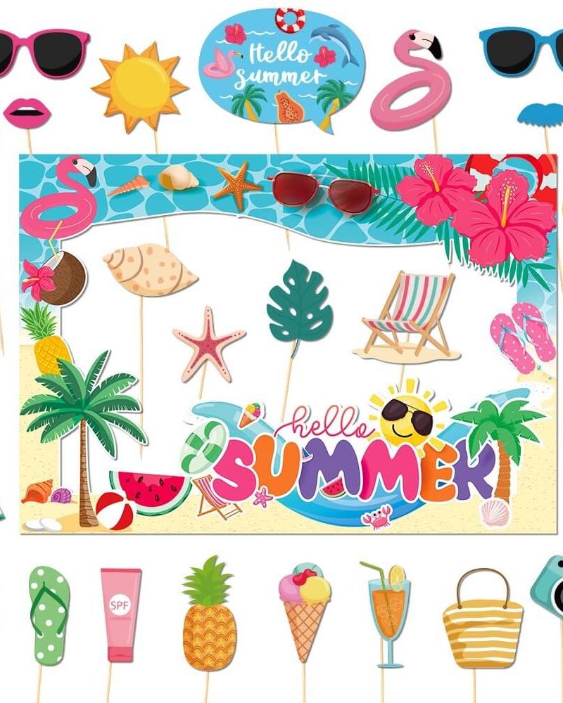 Hawaiian photo props Birthday Party Favor Supplies