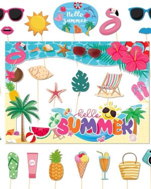 Hawaiian photo props Birthday Party Favor Supplies